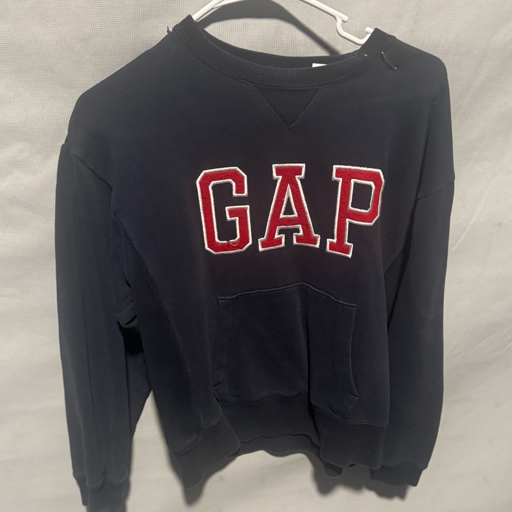 GAP Kids Dark Blue Sweatshirt with Red Accents